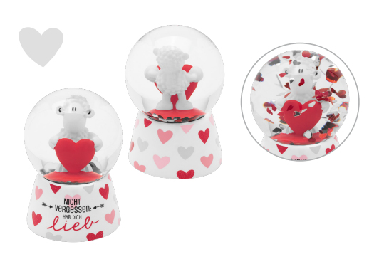 Sheepworld 48522 Schneekugel Weihnachten