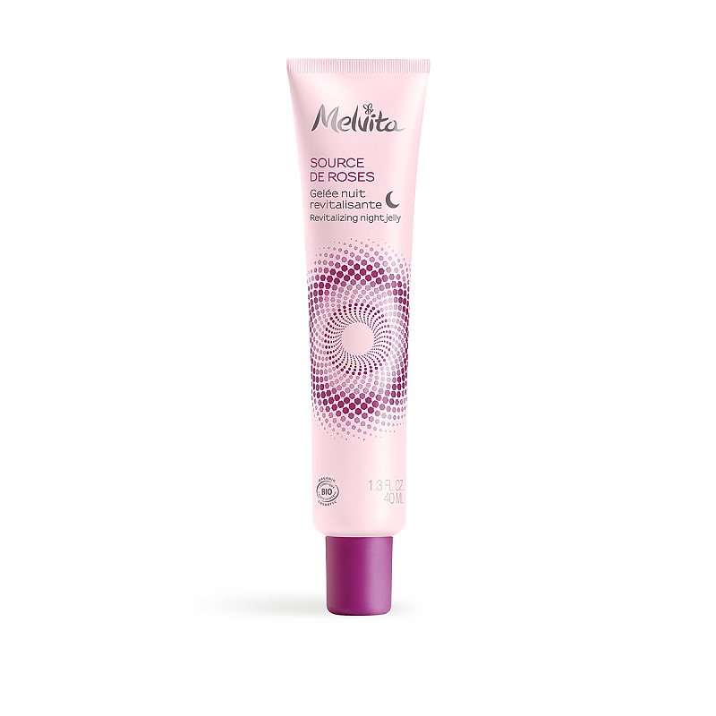 Melvita Source de Rose Revitalizing Night Jelly Gesichtsgel 40 ml Frauen
