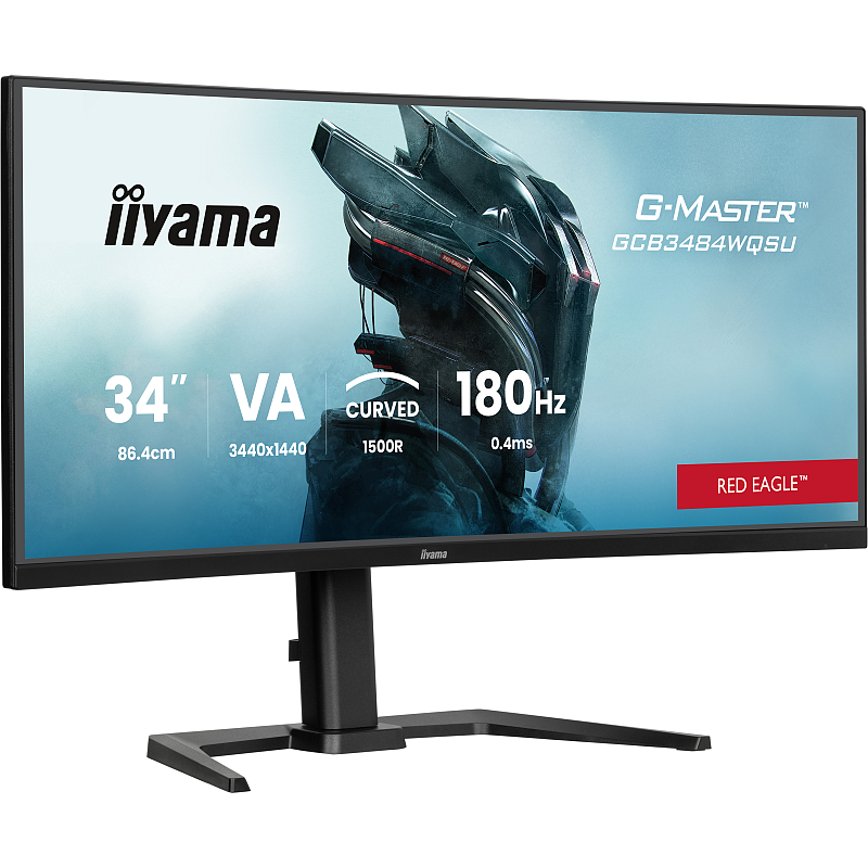 iiyama G-MASTER GCB3484WQSU-B1 Computerbildschirm 86,4 cm (34") 3440 x 1440 Pixel UltraWide Quad HD LED Schwarz