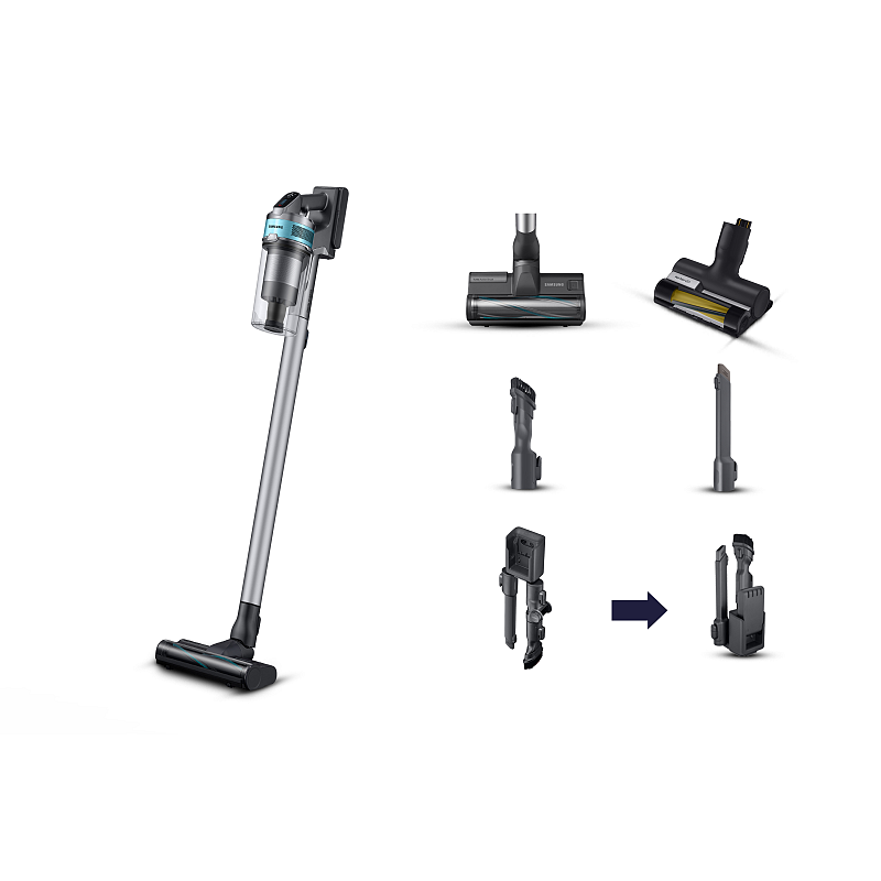Samsung VS20B75AGR1 2-in-1-Stabstaubsauger Akku Trocken Beutellos 550 W Schwarz, Mintfarbe