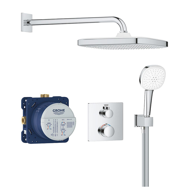 GROHE Grohtherm Duschsystem Chrom