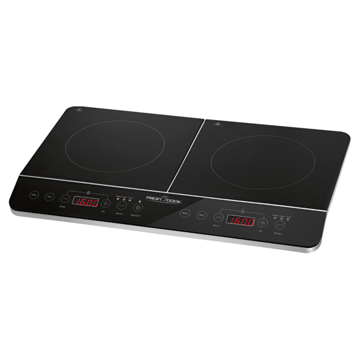 ProfiCook PC-DKI 1067 Schwarz Arbeitsplatte 60.5 cm Zonen-Induktionskochfeld 2 Zone(n)