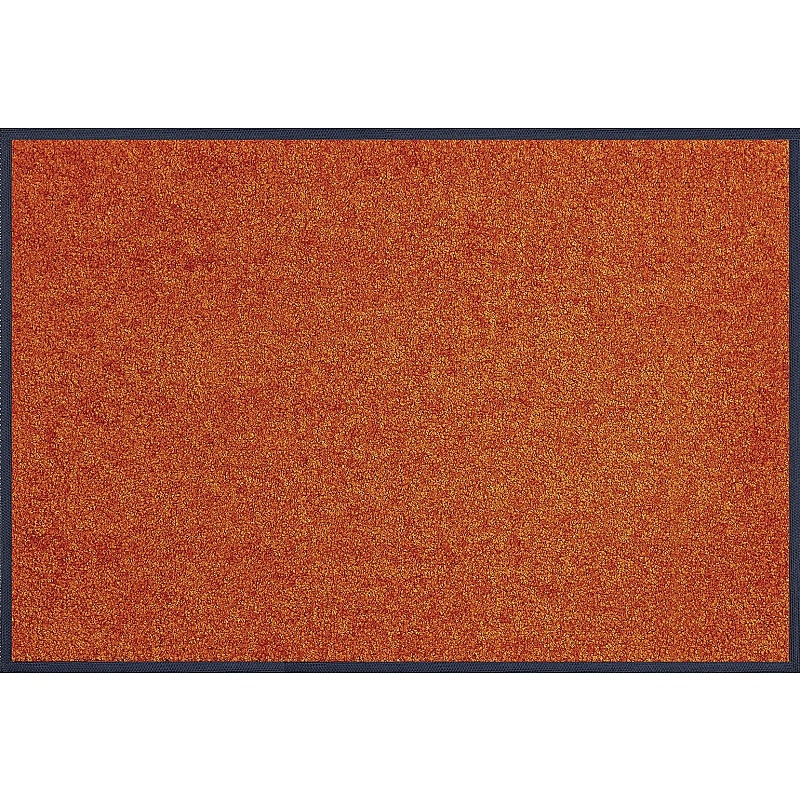 wash+dry 4032445052586 Türmatte Dekorative Fußmatte Drinnen Rechteckig Orange