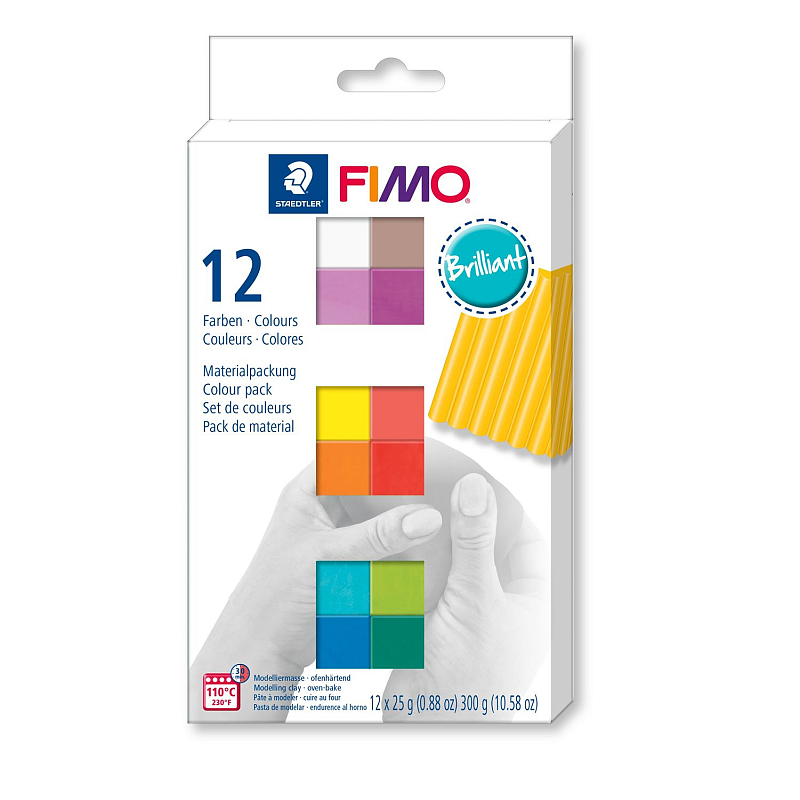 Staedtler FIMO 8023 C Modellierton 300 g Gemischte Farben 1 Stück(e)