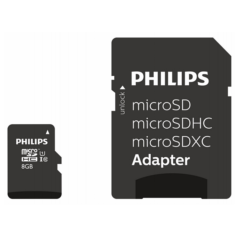 Philips FM08MP45B/00 Speicherkarte 8 GB MicroSDHC UHS-I Klasse 10