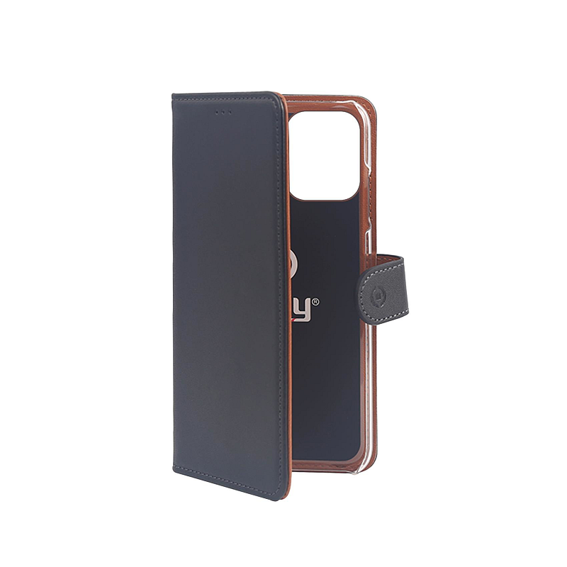 Celly Wally Handy-Schutzhülle 15,5 cm (6.1") Folio Schwarz, Braun