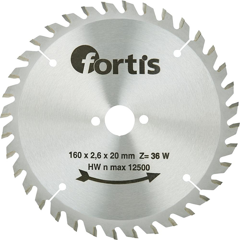 Fortis 4317784784764 Kreissägeblatt 19 cm 1 Stück(e)