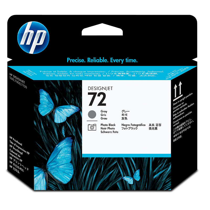 HP 72 Grau/Fotoschwarz DesignJet Druckkopf