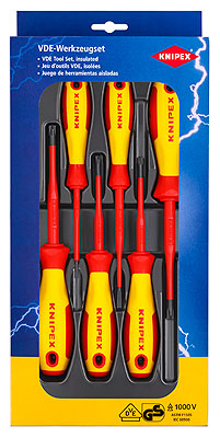 Knipex 00 20 12 V05 Handschraubendreher Set Standard-Schraubendreher
