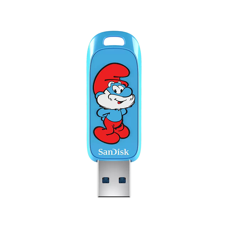 SanDisk Smurf USB-Stick 64 GB USB Typ-A 3.2 Gen 1 (3.1 Gen 1) Blau