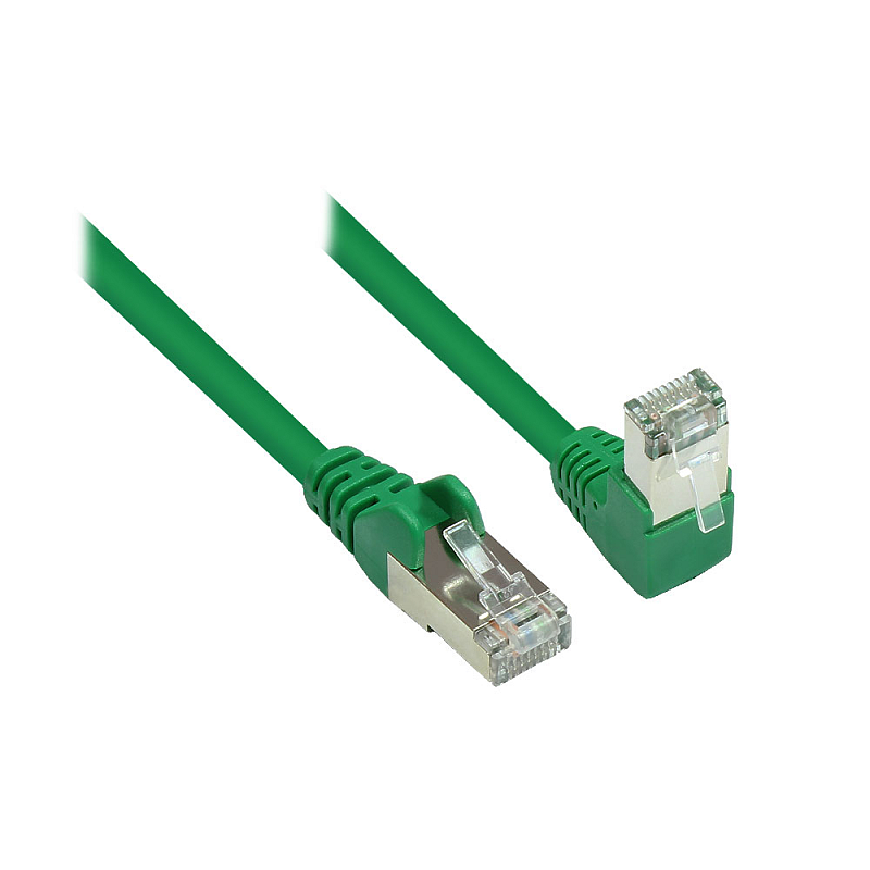 Alcasa 806W-020G Netzwerkkabel Grün 2 m Cat6 S/FTP (S-STP)