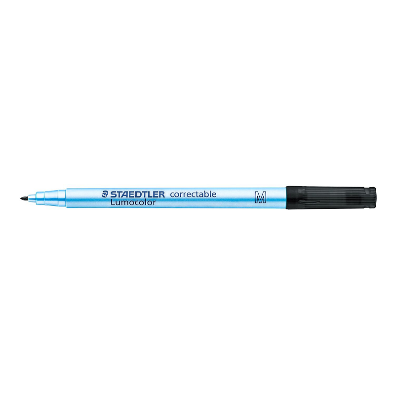 Staedtler Lumocolor Correctable Marker 1 Stück(e) Feine Spitze Schwarz