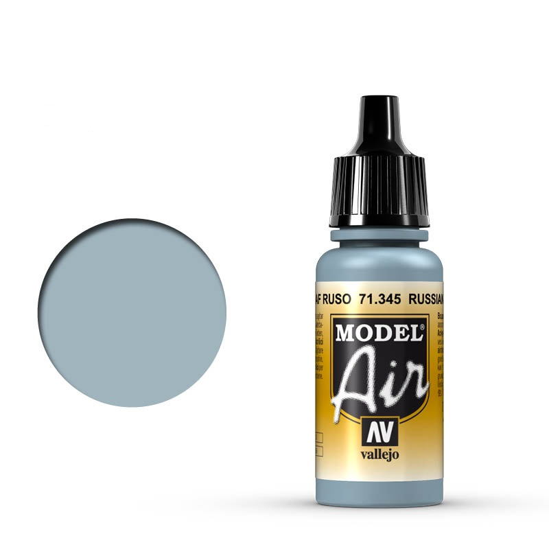 Vallejo 71.345 Acrylfarbe 17 ml Schwarz, Grau Flasche