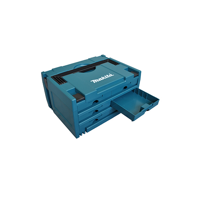 Makita MAKSTOR 3.6 Kasten für Kleinteile Schwarz, Blau