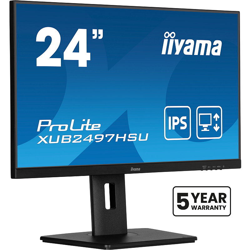 iiyama XUB2497HSU-B2 Computerbildschirm 60,5 cm (23.8") 1920 x 1080 Pixel Full HD LED Schwarz