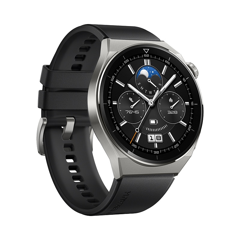 Huawei WATCH GT 3 Pro 3,63 cm (1.43") AMOLED 46 mm Digital 466 x 466 Pixel Touchscreen 4G Titan GPS
