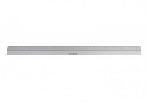Q-CONNECT KF03680 Lineal Schreibtisch-Lineal 500 mm Aluminium 1 Stück(e)