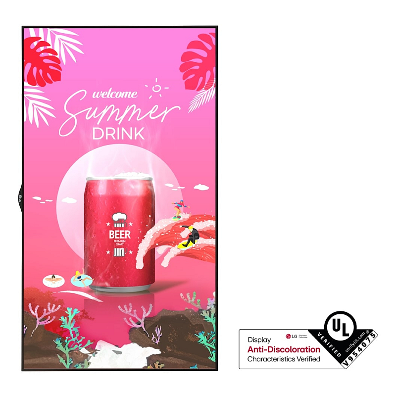 LG 55XS4P Signage-Display Digital Signage Flachbildschirm 139,7 cm (55") LED 4000 cd/m² Full HD Schwarz WebOS 24/7