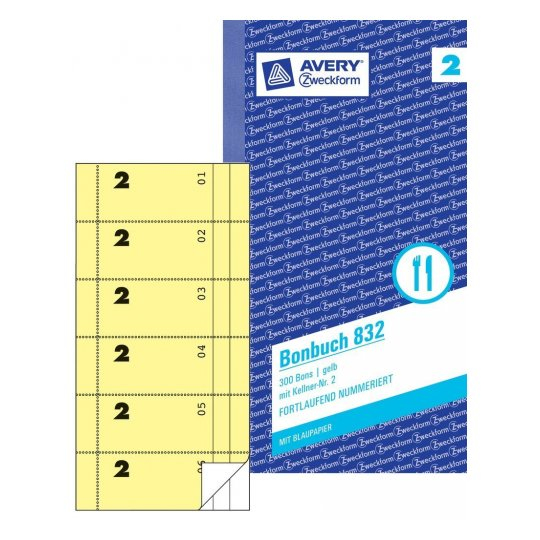Avery 832 Ticket 300 Stück(e)