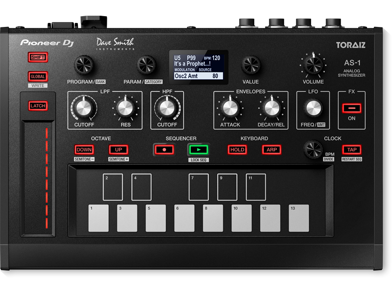 Pioneer TORAIZ AS-1 Analoger Synthesizer 13 Schwarz