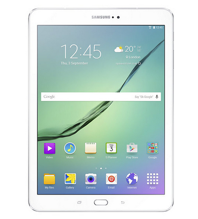 Samsung SM-T810N Samsung Exynos 32 GB 24,6 cm (9.7") 3 GB Wi-Fi 5 (802.11ac) Android 4.4 Weiß
