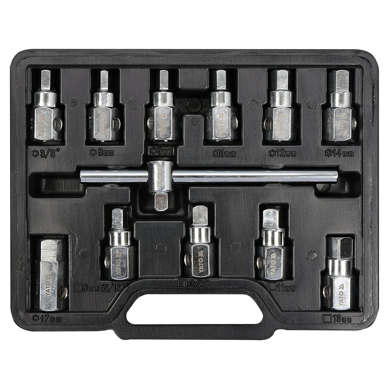 Yato YT-0600 Steckschlüssel Steckschlüssel-Set 12 Stück(e)