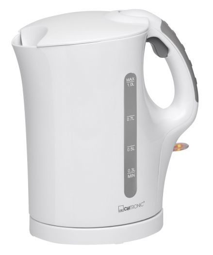 Clatronic Wasserkocher WK 3462 1l 900 W weiß