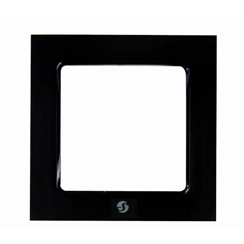 Shelly SHELLY_WF_1_S Wandrahmen 80 x 80 mm Quadratisch Schwarz Kunststoff