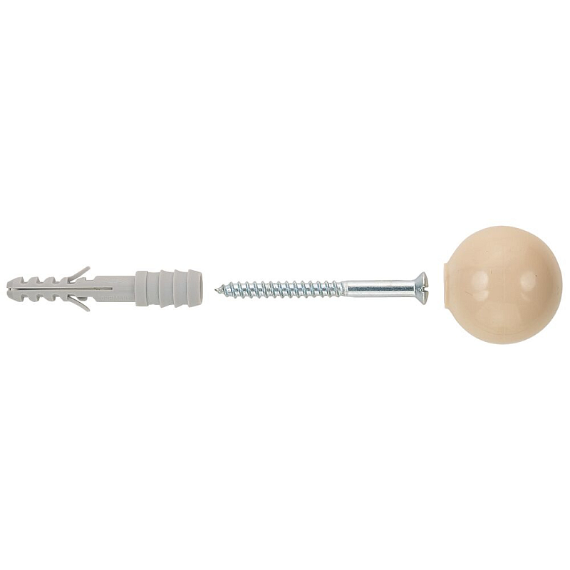 Fischer 60551 Türstopper Beige Kunststoff