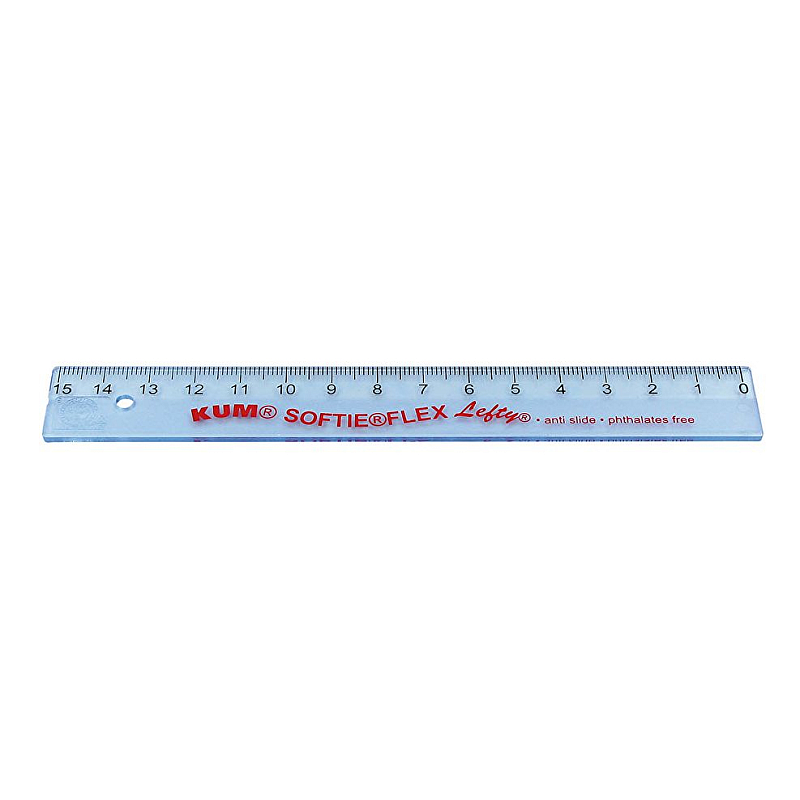Wedo 52 1753 Maßstabslineal 150 mm Kunststoff Blau, Transparent 1 Stück(e)