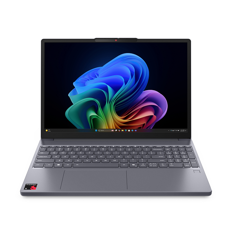 Lenovo IdeaPad Slim 3 15Q8X10 Copilot+ PC Snapdragon X1-26-100 Laptop 38,9 cm (15.3") WUXGA 16 GB LPDDR5x-SDRAM 1 TB SSD Wi-Fi 7 (802.11be) Windows 11 Home Deutsch Grau