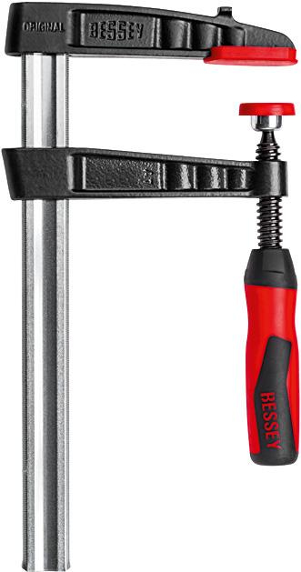 BESSEY TG100S12-2K Schraubzwinge F-Klammer 100 cm Aluminium, Schwarz, Rot