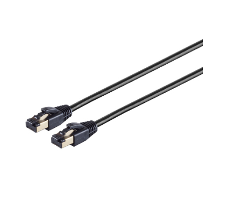 S/CONN maximum connectivity 08-41075 Netzwerkkabel Schwarz 10 m Cat8.1 F/FTP (FFTP)