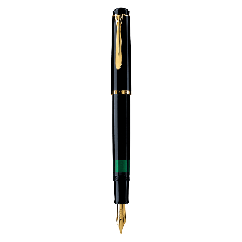 Pelikan M200 Füllfederhalter Integriertes Befüllsystem Schwarz, Gold 1 Stück(e)