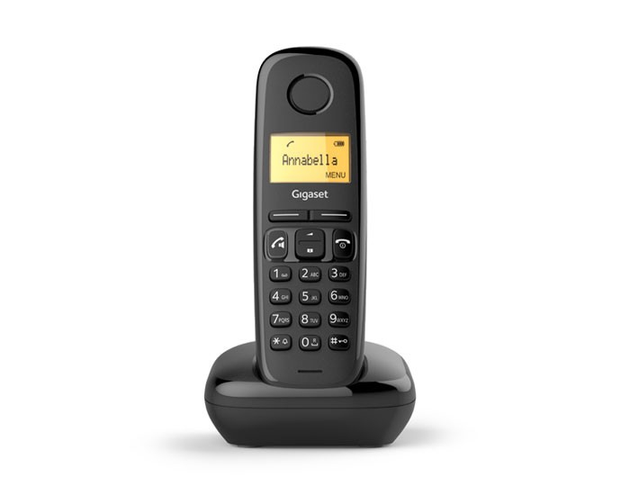 Gigaset A270A Analoges/DECT-Telefon Anrufer-Identifikation Schwarz