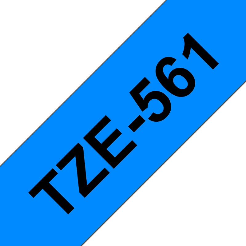 Brother TZE-561 Etiketten erstellendes Band Scwarz auf blau