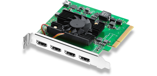 Blackmagic Design BM-BDLKDVQDHDMI4K Video-Aufnahme-Gerät Eingebaut PCIe