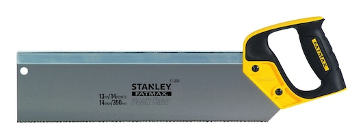 Stanley 2-17-202 Handsäge 35 cm Schwarz, Edelstahl, Gelb