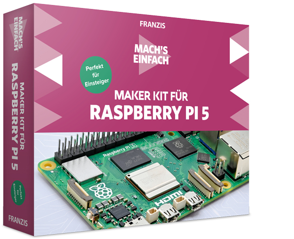 Franzis Verlag Maker Kit für Raspberry Pi 5 - Mach's einfach