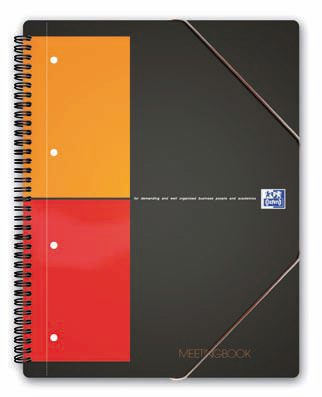 Oxford Organiser Book Notizbuch A4 80 Blätter Schwarz