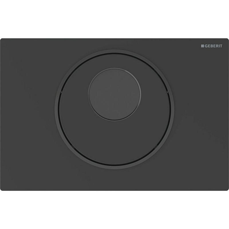 Geberit 115.890.16.6 Ersatzteil für Toilettenspülung Spülplatte Schwarz, Rot