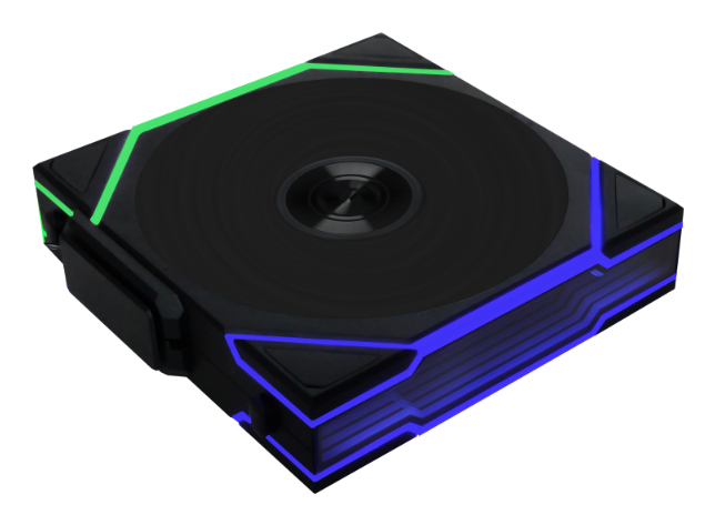 Lian Li Uni Fan TL Wireless Lüfter ARGB PWM - Reverse Blade 120mm schwarz Computergehäuse Ventilator 12 cm 1 Stück(e)