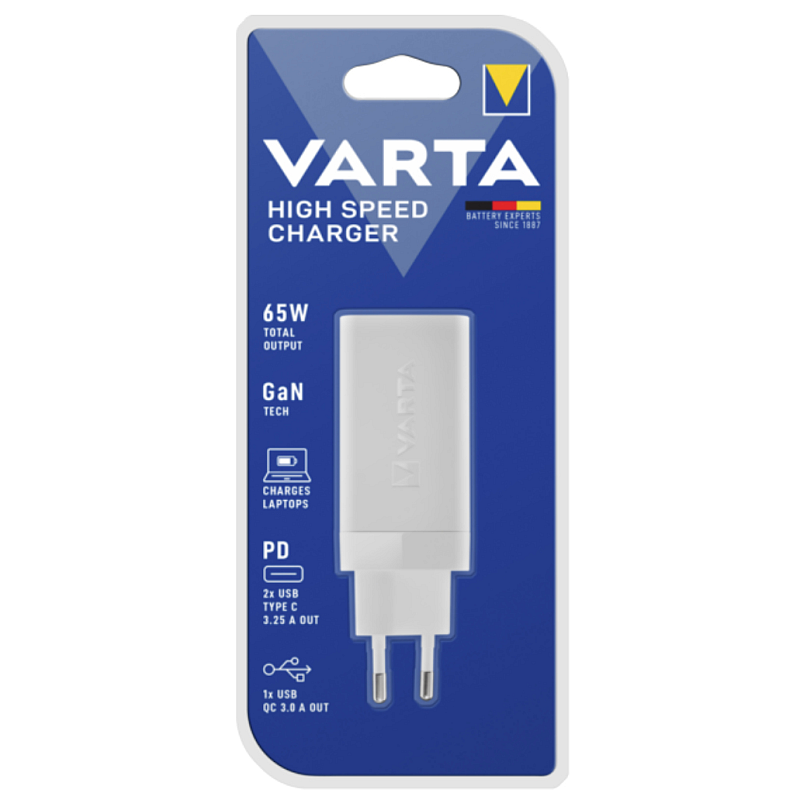 Varta 57956 101 401 Ladegerät für Mobilgeräte Universal Weiß AC Schnellladung Drinnen