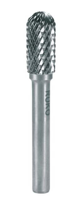 RUKO 116023 Wolframcarbid Oval Eisenguss, Edelstahl, Stahl, Titanium alloys 1 Stück(e)