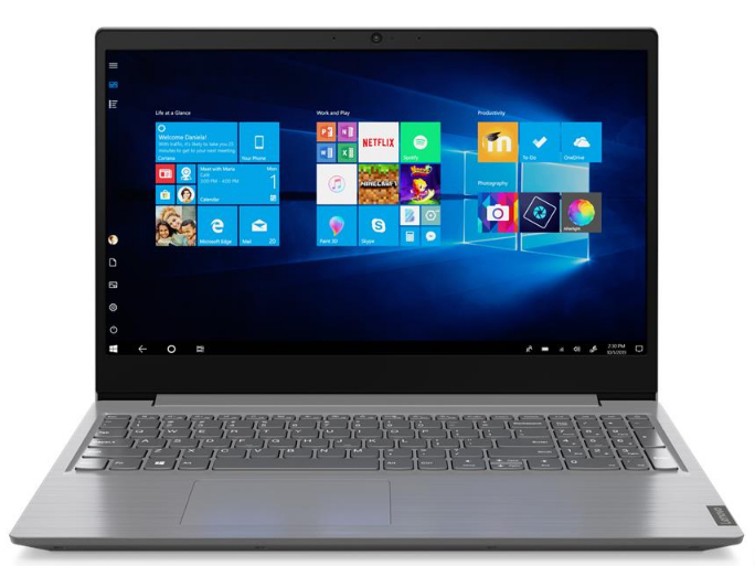 Lenovo V15 IIL Intel® Core™ i5 i5-1035G1 Laptop 39,6 cm (15.6") Full HD 8 GB DDR4-SDRAM 256 GB SSD Wi-Fi 5 (802.11ac) Windows 10 Pro Deutsch Grau