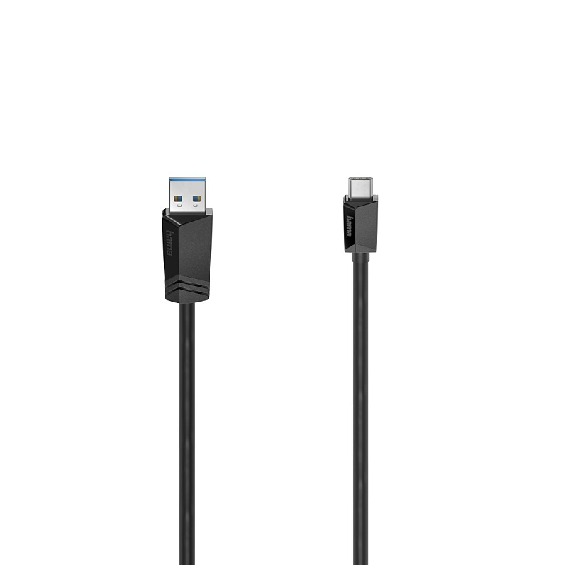 Hama 00200652 USB Kabel USB 3.2 Gen 1 (3.1 Gen 1) 1,5 m USB C USB A Schwarz