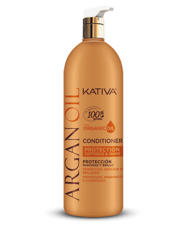 KATIVA Argan Oil Conditioner Professionelle Haarspülung 1000 ml Frauen
