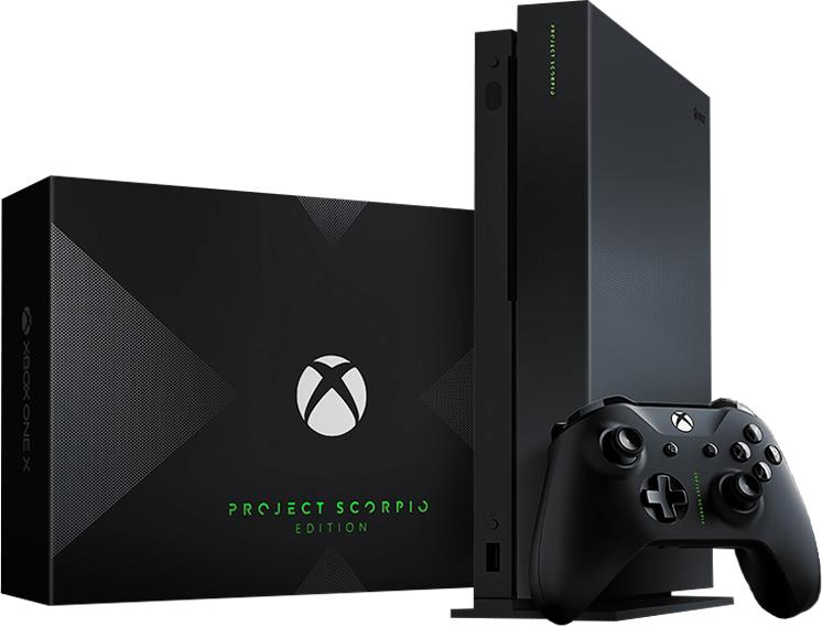 Microsoft Xbox One X 1TB Project Scorpio Edition WLAN Schwarz