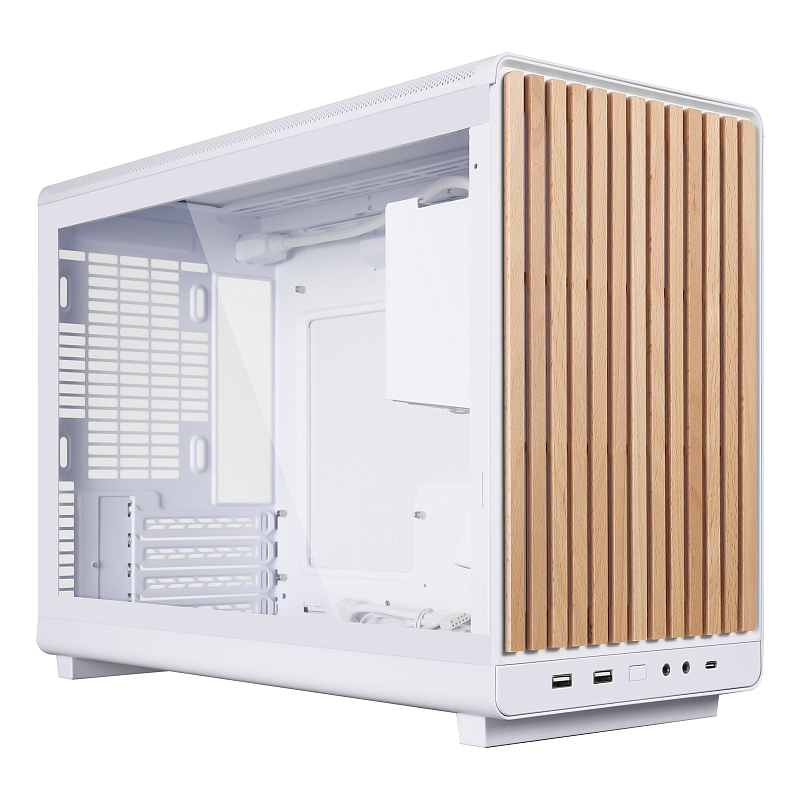Lian Li A3-mATX Micro Tower Weiß, Holz