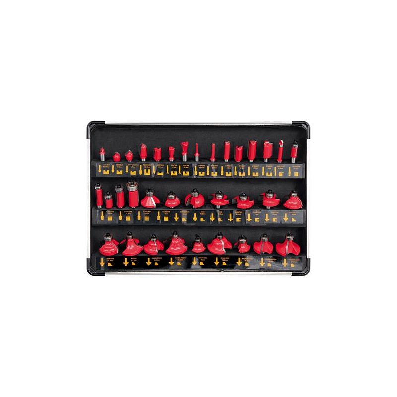 Yato YT-6803 Fräsaufsatz Bit-Satz 35 Stück(e)